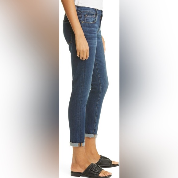 Frame Le Garçon Comfort Stretch Denim Jeans Mid Rise Boyfriend Ankle Sz 26 - Picture 8 of 12